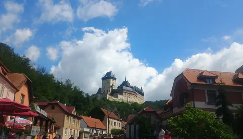 Výletní fotka z Karlštejna.