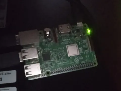 Raspberry Pi používané pro ukládání meteorologických dat